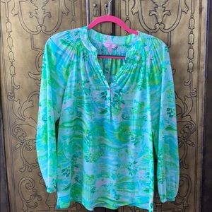 Lilly Pulitzer Honda Classic Elsa Top - Size Small